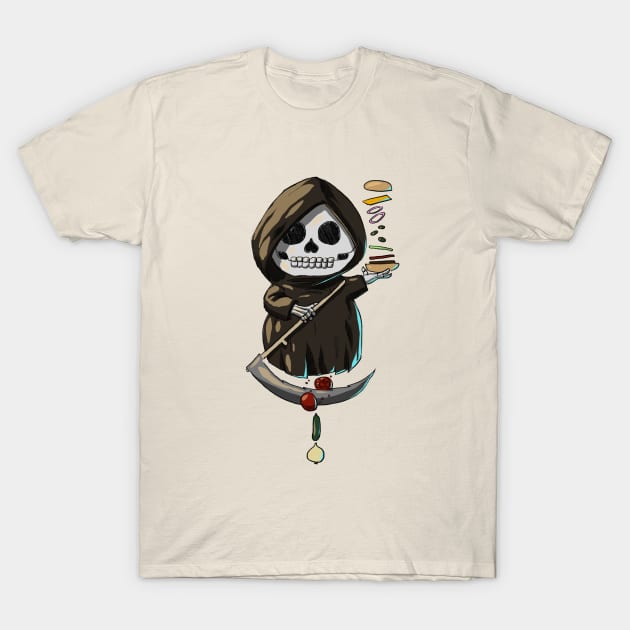 death cooker chef T-Shirt by Kotolevskiy